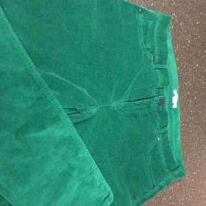 New York & Company Green corduroy pants